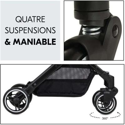 HAUCK - Compacte kinderwagen - TRAVEL N CARE - 4 wielen - opvouwbaar met één hand - Simba
