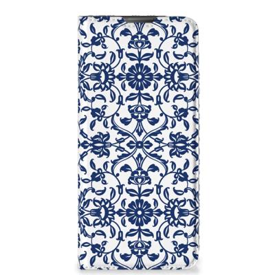 Motorola Moto E20 Smart Cover Flower Blue