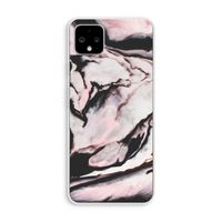 Roze stroom: Pixel 4 XL Transparant Hoesje