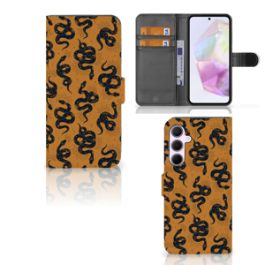 Telefoonhoesje met Pasjes voor Samsung Galaxy A35 Snakes