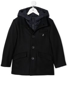 Herno Kids manteau à fermeture zippée dissimulée - Bleu