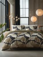 Sleeptime Graphic Garden Antraciet 200 x 200/220 cm