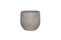 Pot kobe d14h12cm zand/beige