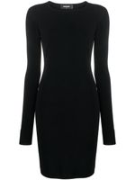 DSQUARED2 open-back fine-ribbed minidress - Noir