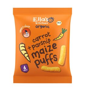 Maize puffs carrot/parsnip 6+ maanden bio