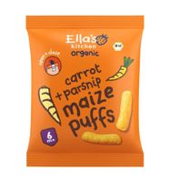 Maize puffs carrot/parsnip 6+ maanden bio