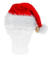 5 stuks! Kerstmuts deluxe met bel - Nampook
