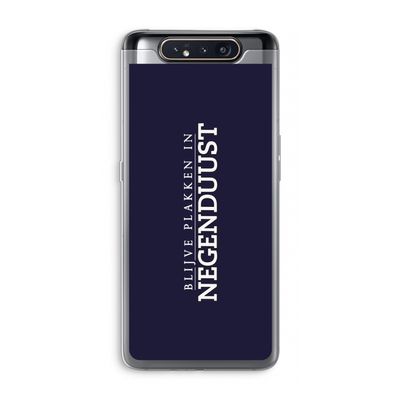 Blijve plakken in Negenduust: Samsung Galaxy A80 Transparant Hoesje