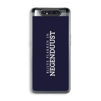 Blijve plakken in Negenduust: Samsung Galaxy A80 Transparant Hoesje