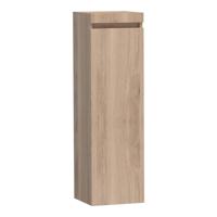 BRAUER Joy badkamerkast - 120x35x35cm - 1 deur - greeploos - rechtsdraaiend - lamellen eiken naturel HK-JY120RLEN
