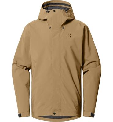 Haglofs Breeze Proof Hardshell Jas Heren Oak Brown L