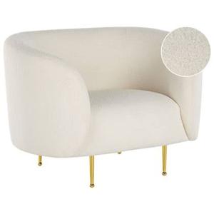 Beliani - LOEN - Fauteuil - Wit - Polyester