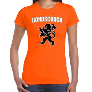 Bondscoach met leeuw oranje t-shirt Holland / Nederland supporter EK/ WK voor dames XL  -