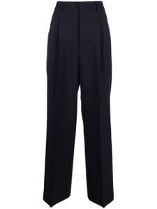 AMI Paris pantalon de tailleur en laine vierge - Bleu