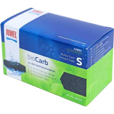 Juwel Koolpatroon Bioflow S/Compact Super voor Aquaria - Kristalhelder Water, 2-Pack Filter Sponzen