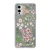 Botanical sweet flower heaven: OnePlus 9 Transparant Hoesje