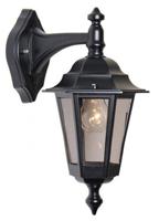 Franssen Klassieke muurlamp Berlusi Down zwart FL125-10 - thumbnail