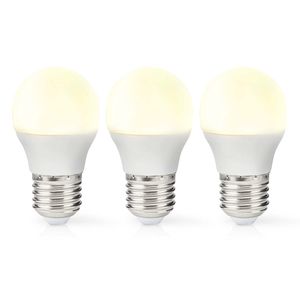 Nedis LED-Lamp E27 | G45 | 4.9 W | 470 lm | 2700 K | 3 stuks | 1 stuks - LBE27G452P3 LBE27G452P3