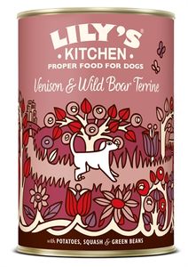 Lily's Kitchen Venison & Wild Boar Terrine Everzwijn, Wild Universeel 400 g
