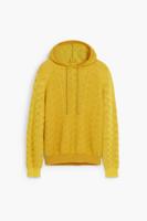 Geperforeerde hoodie - YELLOW - S