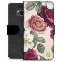 Samsung Galaxy S8+ Premium Wallet Hoesje - Romantische Bloemen