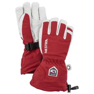Hestra Army Leather Heli Ski Jr 5 Finger Handschoen Kinderen red 6