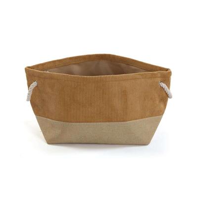 Veelzijdige mand Versa Corduroy 27 x 26 x 27 cm