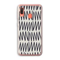 Marrakech Zigzag: Samsung Galaxy A20e Transparant Hoesje