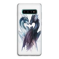 Yin Yang Dragons: Samsung Galaxy S10 Plus Transparant Hoesje