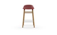 Normann Copenhagen Form Barkruk Low 65 cm - Eiken - Donkerrood - thumbnail