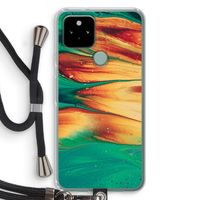 Green Inferno: Pixel 5 Transparant Hoesje met koord