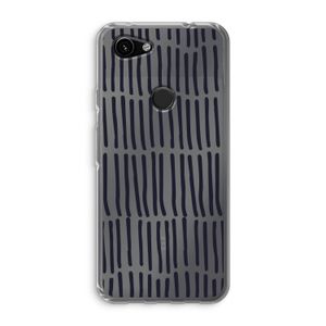 Moroccan stripes: Google Pixel 3a Transparant Hoesje