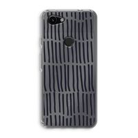 Moroccan stripes: Google Pixel 3a Transparant Hoesje