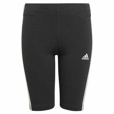 Sportleggings voor Kinderen Adidas Essentials 3 Stripes Zwart - Maat: 11-12 Jaar