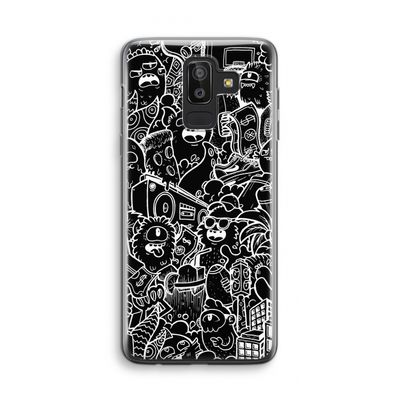 Vexx Black City : Samsung Galaxy J8 (2018) Transparant Hoesje