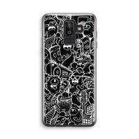 Vexx Black City : Samsung Galaxy J8 (2018) Transparant Hoesje