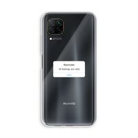 Reminder: Huawei P40 Lite Transparant Hoesje
