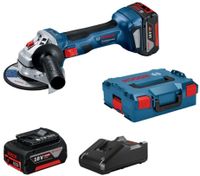 Bosch Blauw GWS 18V-7 Professional 18V Accu Haakse slijpmachine | 4.0Ah accu&apos;s - 06019H9005 - thumbnail