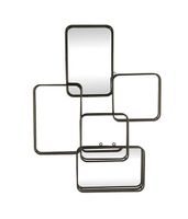 Spiegel Rosewood koper - L12,5B80H59CM