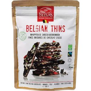 Belvas Belgian Thins Puur Goji Amandel