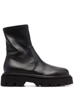 Casadei bottines chelsea en cuir - Noir