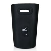 Outdoor draagbare vouwen spoelbak PVC inklapbaar emmer capaciteit: 15L (zwart) Outdoor draagbare vouwen spoelbak PVC inklapbaar emmer capaciteit: 15L (zwart)