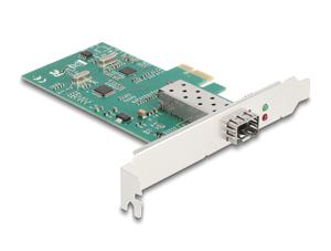 DeLOCK PCI Express x1 Card to 1 x SFP slot 100Base-FX RTL controller