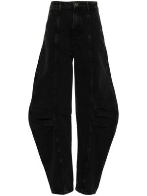 ROTATE BIRGER CHRISTENSEN jean cigarette en coton biologique - Noir