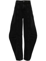 ROTATE BIRGER CHRISTENSEN jean cigarette en coton biologique - Noir