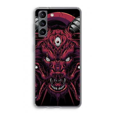 Hell Hound and Serpents: Samsung Galaxy S21 Transparant Hoesje