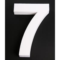Piepschuim cijfer 7 jaar - H25 cm - hobby/knutselmateriaal - DIY - Knutselen - Cijfers zelf maken Piepschuim cijfer 7 jaar - H25 cm - hobby/knutselmateriaal - DIY - Knutselen - Cijfers zelf maken