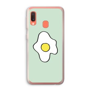 Spiegelei: Samsung Galaxy A20e Transparant Hoesje