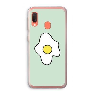 Spiegelei: Samsung Galaxy A20e Transparant Hoesje