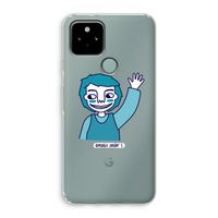 Zwaai: Google Pixel 5 Transparant Hoesje Zwaai: Google Pixel 5 Transparant Hoesje